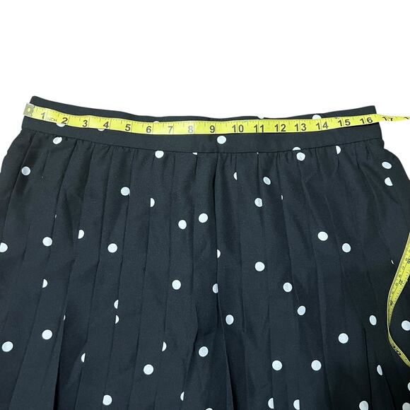 Ann Taylor Knife Pleat Polka Dot Skirt Size 12 NWT - Picture 5 of 7
